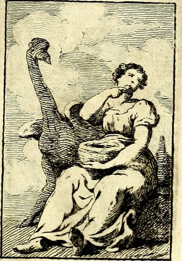An illustration from Iconologie tirée de divers auteurs : ouvrage utile aux gens de lettres, aux poëtes, aux artistes, & généralement à tous les amateurs des beaux arts, 1759, leaf 56
