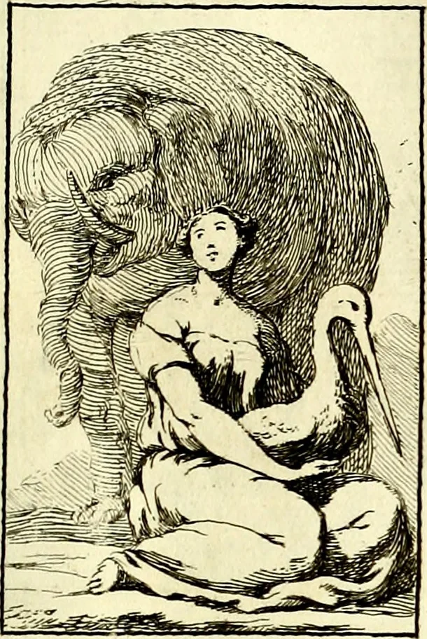 An illustration from Iconologie tirée de divers auteurs : ouvrage utile aux gens de lettres, aux poëtes, aux artistes, & généralement à tous les amateurs des beaux arts, 1759, leaf 62