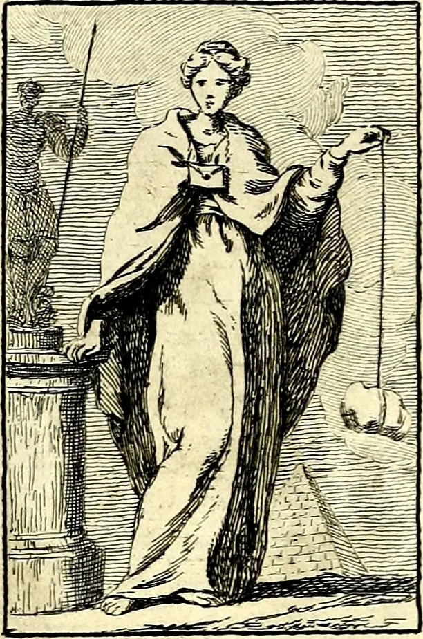 An illustration from Iconologie tirée de divers auteurs : ouvrage utile aux gens de lettres, aux poëtes, aux artistes, & généralement à tous les amateurs des beaux arts, 1759, leaf 63