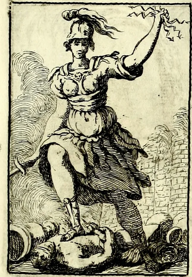 An illustration from Iconologie tirée de divers auteurs : ouvrage utile aux gens de lettres, aux poëtes, aux artistes, & généralement à tous les amateurs des beaux arts, 1759, leaf 64