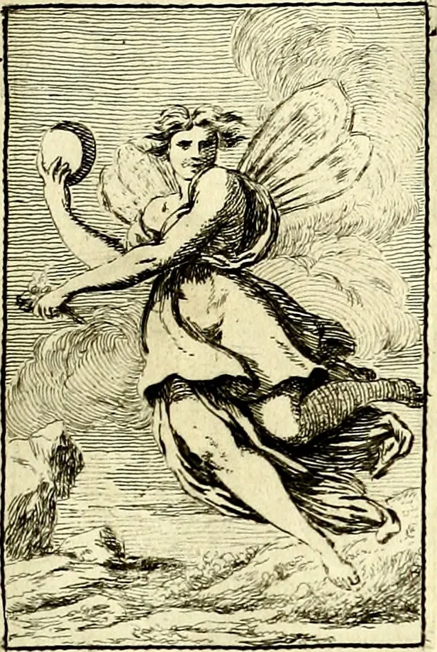 An illustration from Iconologie tirée de divers auteurs : ouvrage utile aux gens de lettres, aux poëtes, aux artistes, & généralement à tous les amateurs des beaux arts, 1759, leaf 72