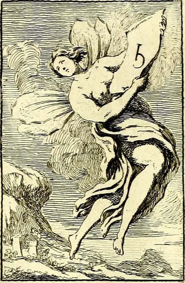 An illustration from Iconologie tirée de divers auteurs : ouvrage utile aux gens de lettres, aux poëtes, aux artistes, & généralement à tous les amateurs des beaux arts, 1759, leaf 73