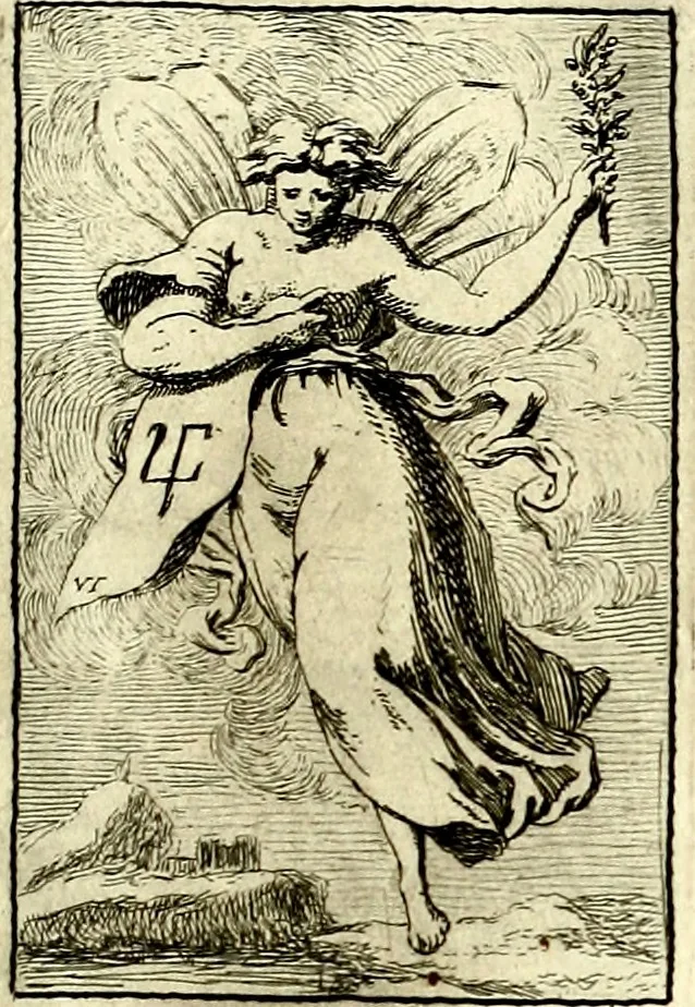 An illustration from Iconologie tirée de divers auteurs : ouvrage utile aux gens de lettres, aux poëtes, aux artistes, & généralement à tous les amateurs des beaux arts, 1759, leaf 74