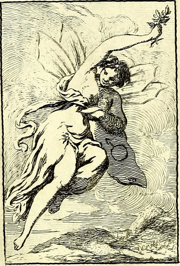 An illustration from Iconologie tirée de divers auteurs : ouvrage utile aux gens de lettres, aux poëtes, aux artistes, & généralement à tous les amateurs des beaux arts, 1759, leaf 75