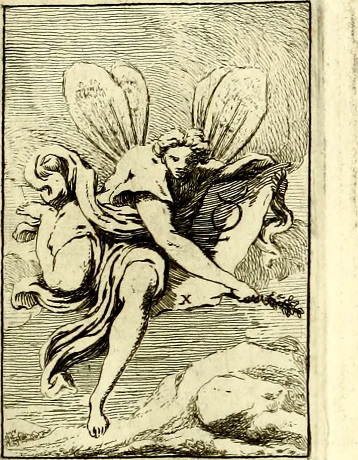 An illustration from Iconologie tirée de divers auteurs : ouvrage utile aux gens de lettres, aux poëtes, aux artistes, & généralement à tous les amateurs des beaux arts, 1759, leaf 78
