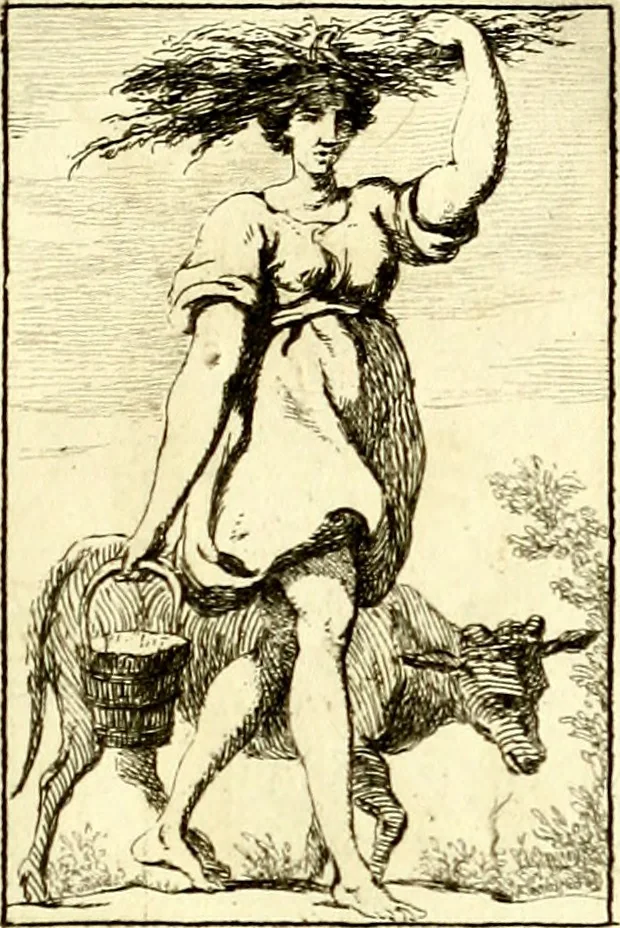 An illustration from Iconologie tirée de divers auteurs : ouvrage utile aux gens de lettres, aux poëtes, aux artistes, & généralement à tous les amateurs des beaux arts, 1759, leaf 8