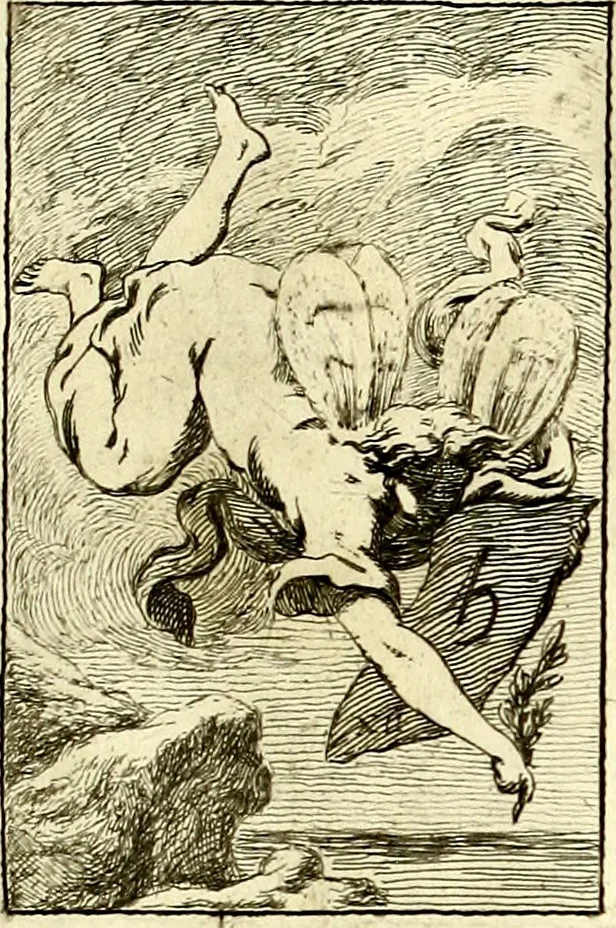An illustration from Iconologie tirée de divers auteurs : ouvrage utile aux gens de lettres, aux poëtes, aux artistes, & généralement à tous les amateurs des beaux arts, 1759, leaf 80