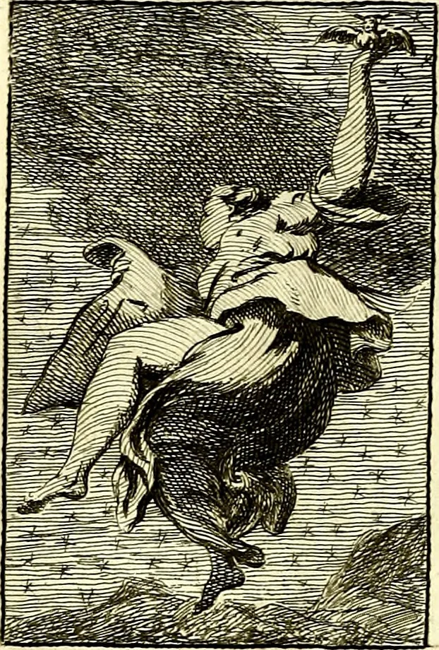 An illustration from Iconologie tirée de divers auteurs : ouvrage utile aux gens de lettres, aux poëtes, aux artistes, & généralement à tous les amateurs des beaux arts, 1759, leaf 81