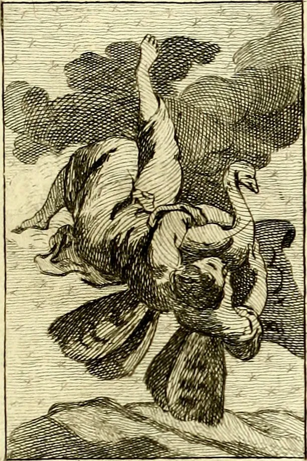 An illustration from Iconologie tirée de divers auteurs : ouvrage utile aux gens de lettres, aux poëtes, aux artistes, & généralement à tous les amateurs des beaux arts, 1759, leaf 92