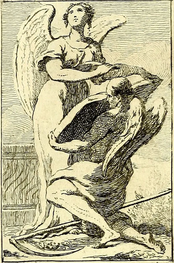 An illustration from Iconologie tirée de divers auteurs : ouvrage utile aux gens de lettres, aux poëtes, aux artistes, & généralement à tous les amateurs des beaux arts, 1759, leaf 93