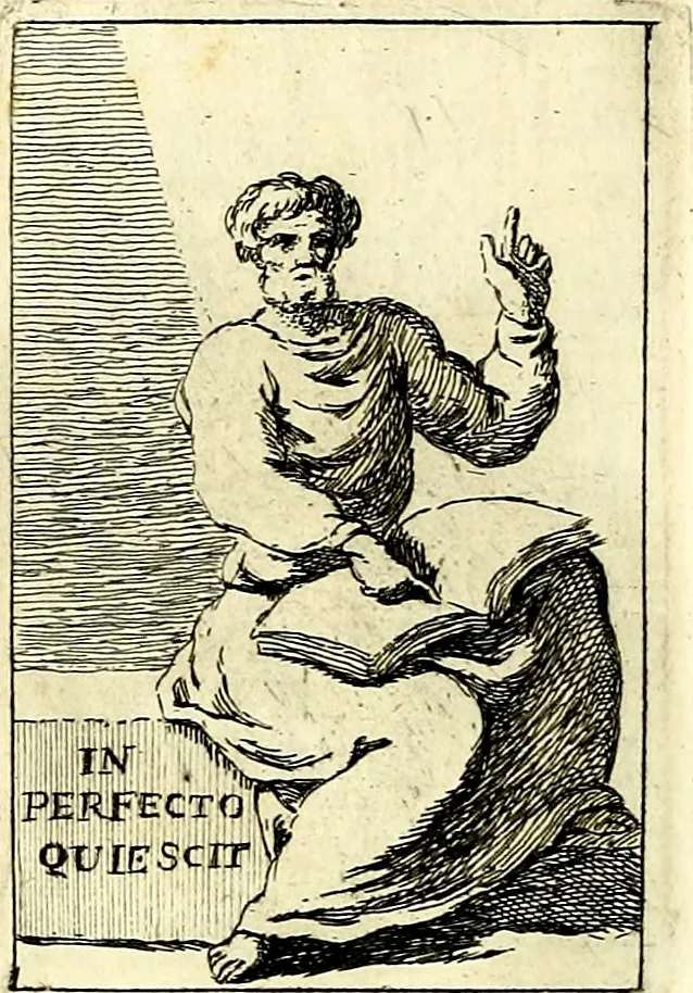 An illustration from Iconologie tirée de divers auteurs : ouvrage utile aux gens de lettres, aux poëtes, aux artistes, & généralement à tous les amateurs des beaux arts, 1759, leaf 101