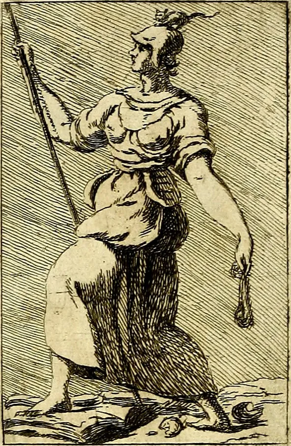 An illustration from Iconologie tirée de divers auteurs : ouvrage utile aux gens de lettres, aux poëtes, aux artistes, & généralement à tous les amateurs des beaux arts, 1759, leaf 103