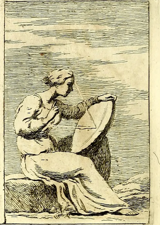 An illustration from Iconologie tirée de divers auteurs : ouvrage utile aux gens de lettres, aux poëtes, aux artistes, & généralement à tous les amateurs des beaux arts, 1759, leaf 105