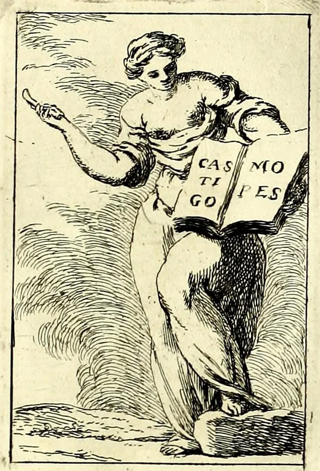 An illustration from Iconologie tirée de divers auteurs : ouvrage utile aux gens de lettres, aux poëtes, aux artistes, & généralement à tous les amateurs des beaux arts, 1759, leaf 106