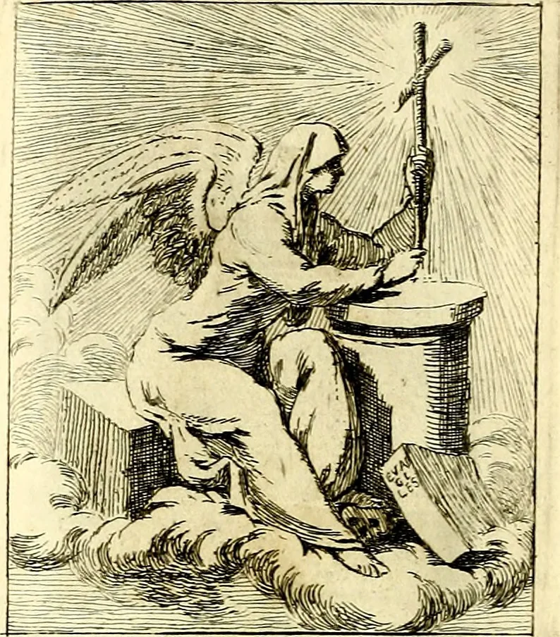 An illustration from Iconologie tirée de divers auteurs : ouvrage utile aux gens de lettres, aux poëtes, aux artistes, & généralement à tous les amateurs des beaux arts, 1759, leaf 109