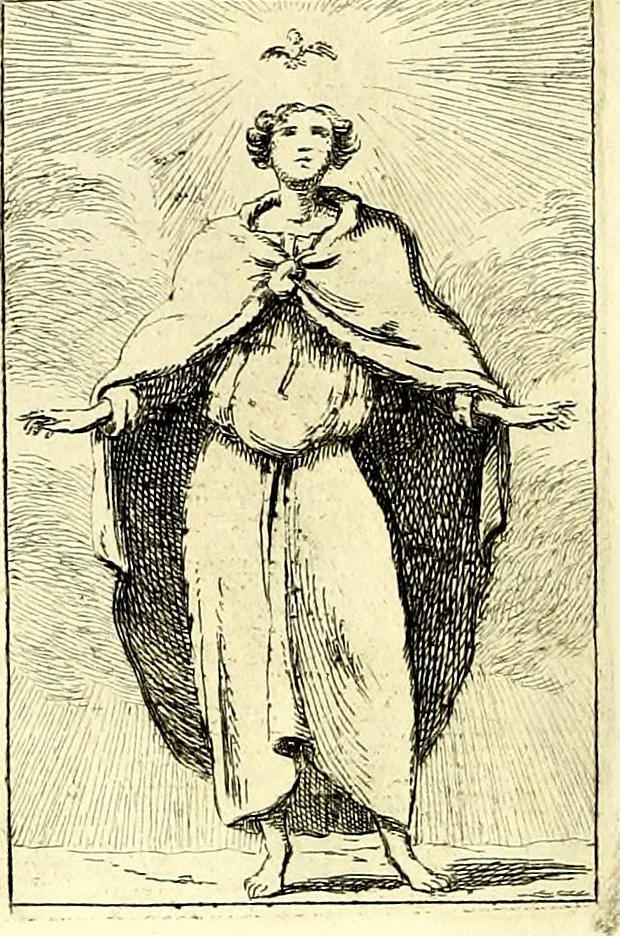 An illustration from Iconologie tirée de divers auteurs : ouvrage utile aux gens de lettres, aux poëtes, aux artistes, & généralement à tous les amateurs des beaux arts, 1759, leaf 121