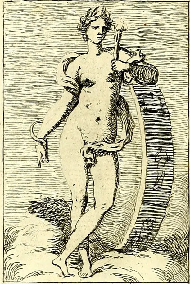 An illustration from Iconologie tirée de divers auteurs : ouvrage utile aux gens de lettres, aux poëtes, aux artistes, & généralement à tous les amateurs des beaux arts, 1759, leaf 123