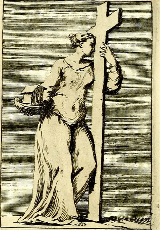 An illustration from Iconologie tirée de divers auteurs : ouvrage utile aux gens de lettres, aux poëtes, aux artistes, & généralement à tous les amateurs des beaux arts, 1759, leaf 127