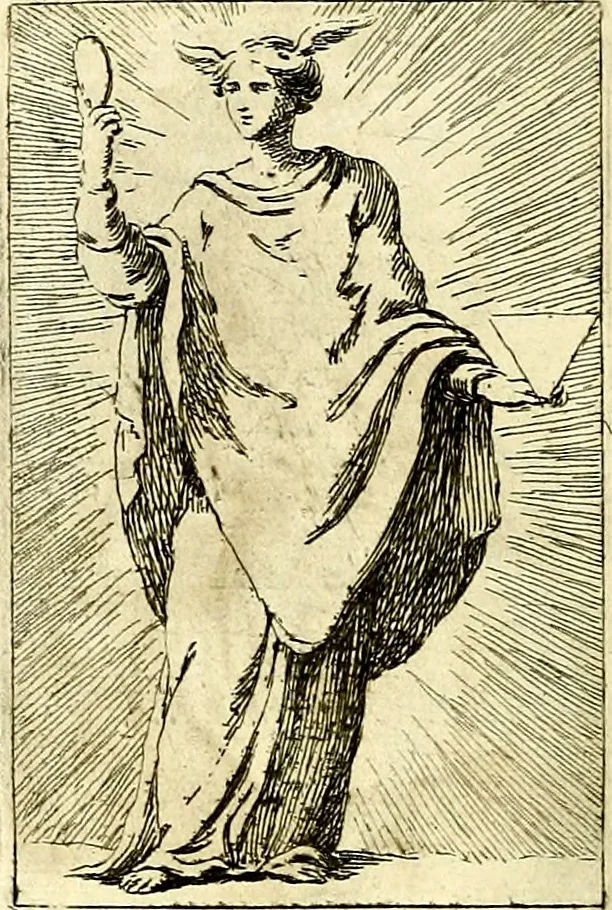 An illustration from Iconologie tirée de divers auteurs : ouvrage utile aux gens de lettres, aux poëtes, aux artistes, & généralement à tous les amateurs des beaux arts, 1759, leaf 129