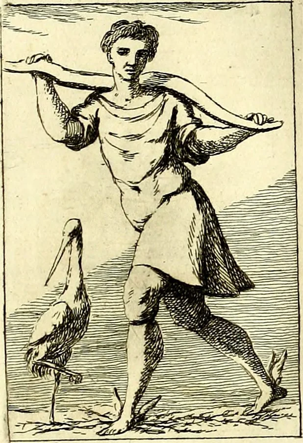 An illustration from Iconologie tirée de divers auteurs : ouvrage utile aux gens de lettres, aux poëtes, aux artistes, & généralement à tous les amateurs des beaux arts, 1759, leaf 140