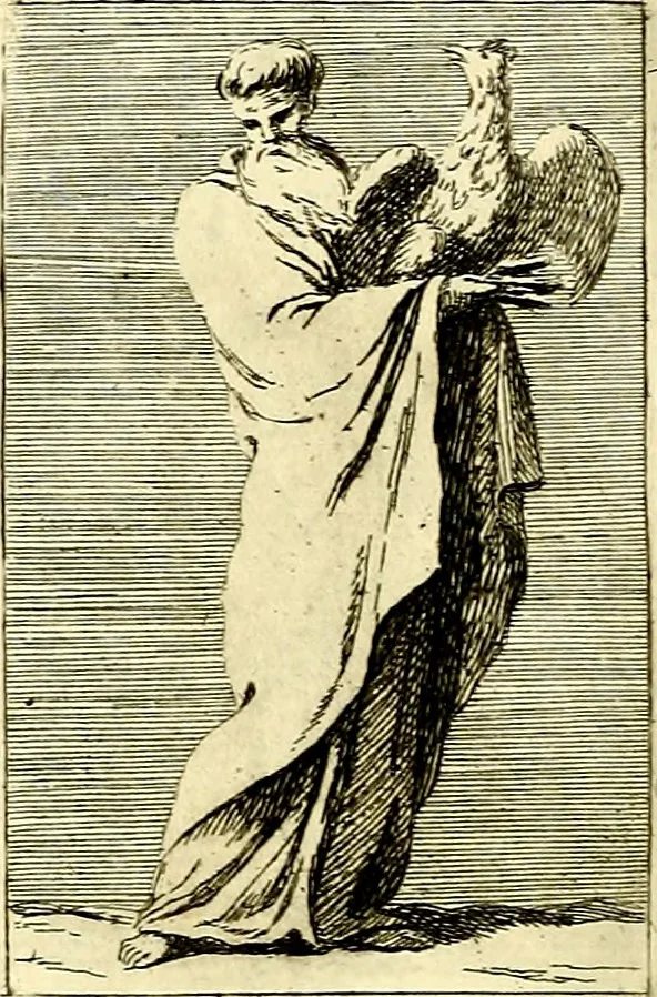 An illustration from Iconologie tirée de divers auteurs : ouvrage utile aux gens de lettres, aux poëtes, aux artistes, & généralement à tous les amateurs des beaux arts, 1759, leaf 143
