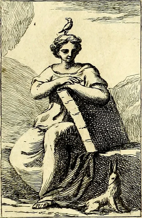 An illustration from Iconologie tirée de divers auteurs : ouvrage utile aux gens de lettres, aux poëtes, aux artistes, & généralement à tous les amateurs des beaux arts, 1759, leaf 148