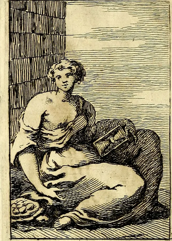 An illustration from Iconologie tirée de divers auteurs : ouvrage utile aux gens de lettres, aux poëtes, aux artistes, & généralement à tous les amateurs des beaux arts, 1759, leaf 15