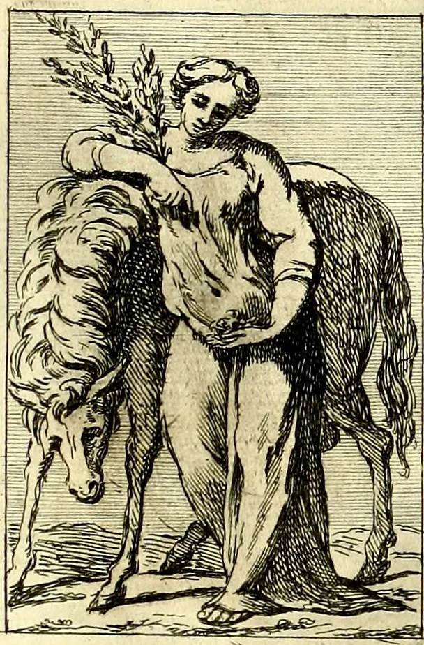 An illustration from Iconologie tirée de divers auteurs : ouvrage utile aux gens de lettres, aux poëtes, aux artistes, & généralement à tous les amateurs des beaux arts, 1759, leaf 156