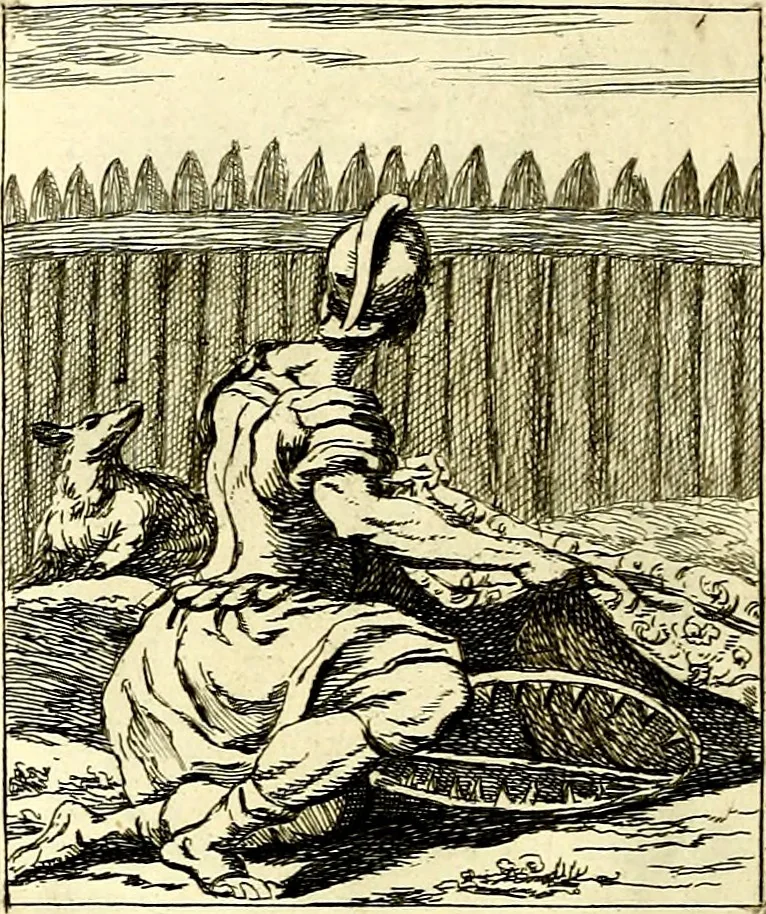 An illustration from Iconologie tirée de divers auteurs : ouvrage utile aux gens de lettres, aux poëtes, aux artistes, & généralement à tous les amateurs des beaux arts, 1759, leaf 157