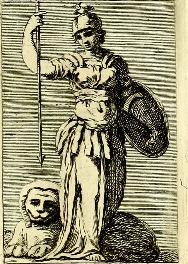 An illustration from Iconologie tirée de divers auteurs : ouvrage utile aux gens de lettres, aux poëtes, aux artistes, & généralement à tous les amateurs des beaux arts, 1759, leaf 160
