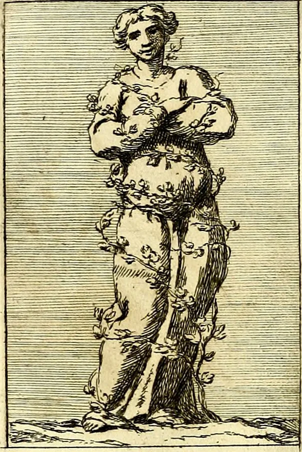 An illustration from Iconologie tirée de divers auteurs : ouvrage utile aux gens de lettres, aux poëtes, aux artistes, & généralement à tous les amateurs des beaux arts, 1759, leaf 169