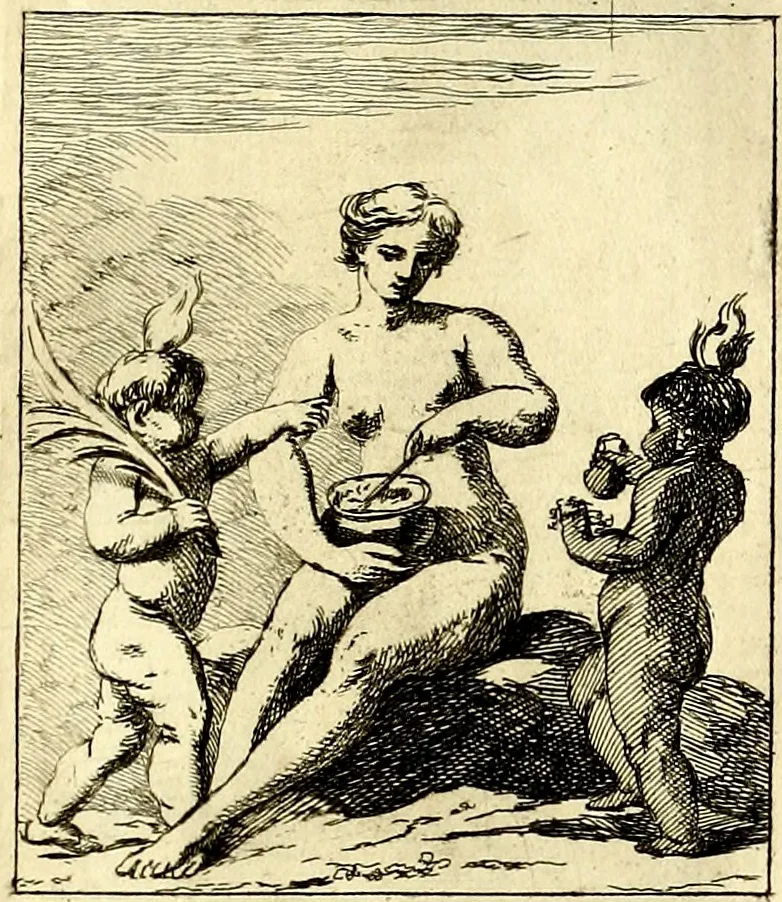 An illustration from Iconologie tirée de divers auteurs : ouvrage utile aux gens de lettres, aux poëtes, aux artistes, & généralement à tous les amateurs des beaux arts, 1759, leaf 170