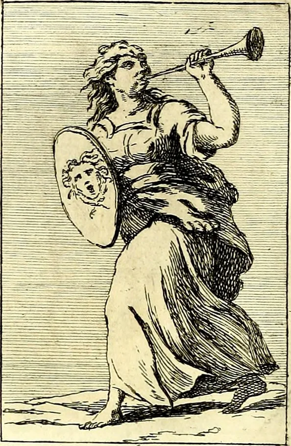 An illustration from Iconologie tirée de divers auteurs : ouvrage utile aux gens de lettres, aux poëtes, aux artistes, & généralement à tous les amateurs des beaux arts, 1759, leaf 173