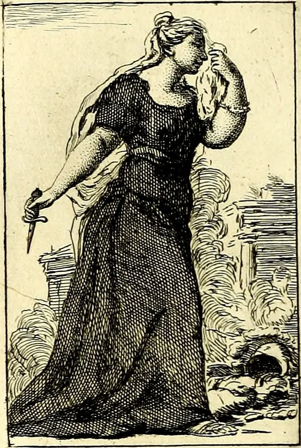 An illustration from Iconologie tirée de divers auteurs : ouvrage utile aux gens de lettres, aux poëtes, aux artistes, & généralement à tous les amateurs des beaux arts, 1759, leaf 175