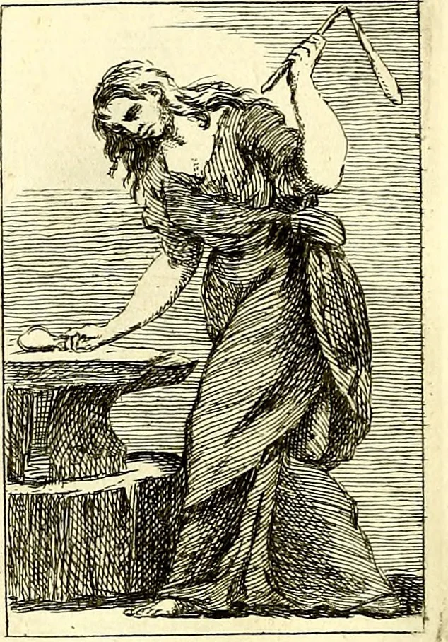 An illustration from Iconologie tirée de divers auteurs : ouvrage utile aux gens de lettres, aux poëtes, aux artistes, & généralement à tous les amateurs des beaux arts, 1759, leaf 179