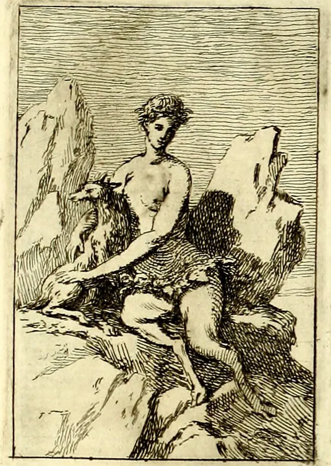 An illustration from Iconologie tirée de divers auteurs : ouvrage utile aux gens de lettres, aux poëtes, aux artistes, & généralement à tous les amateurs des beaux arts, 1759, leaf 18