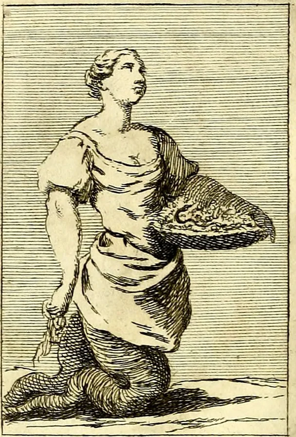 An illustration from Iconologie tirée de divers auteurs : ouvrage utile aux gens de lettres, aux poëtes, aux artistes, & généralement à tous les amateurs des beaux arts, 1759, leaf 181