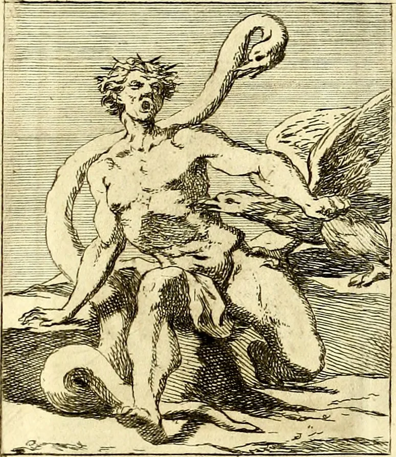 An illustration from Iconologie tirée de divers auteurs : ouvrage utile aux gens de lettres, aux poëtes, aux artistes, & généralement à tous les amateurs des beaux arts, 1759, leaf 182