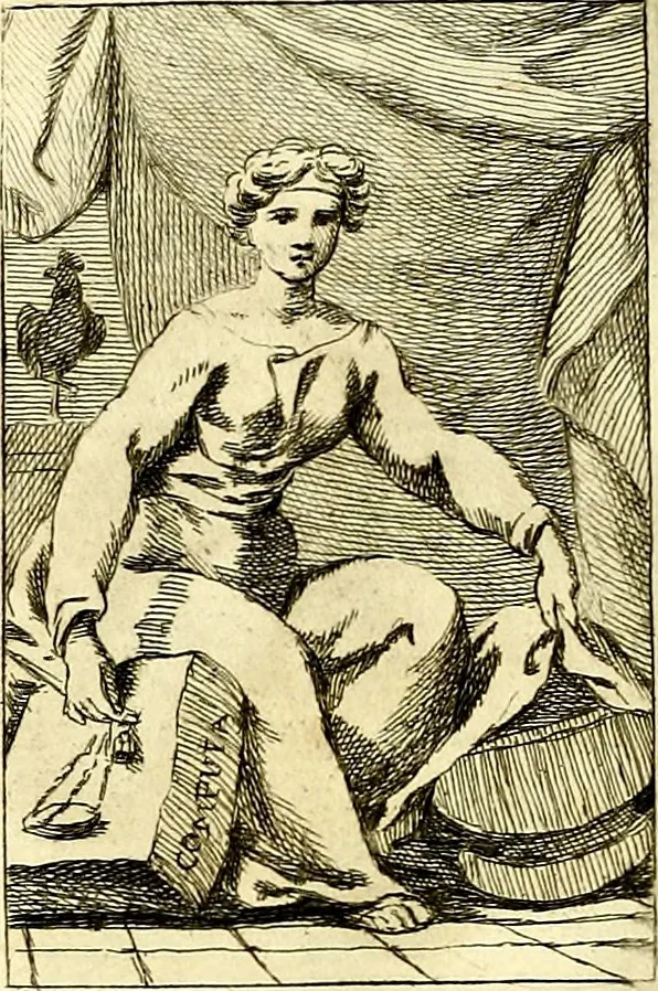 An illustration from Iconologie tirée de divers auteurs : ouvrage utile aux gens de lettres, aux poëtes, aux artistes, & généralement à tous les amateurs des beaux arts, 1759, leaf 183