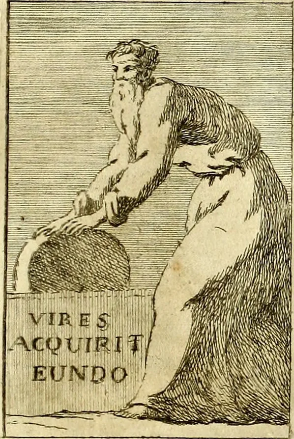 An illustration from Iconologie tirée de divers auteurs : ouvrage utile aux gens de lettres, aux poëtes, aux artistes, & généralement à tous les amateurs des beaux arts, 1759, leaf 186