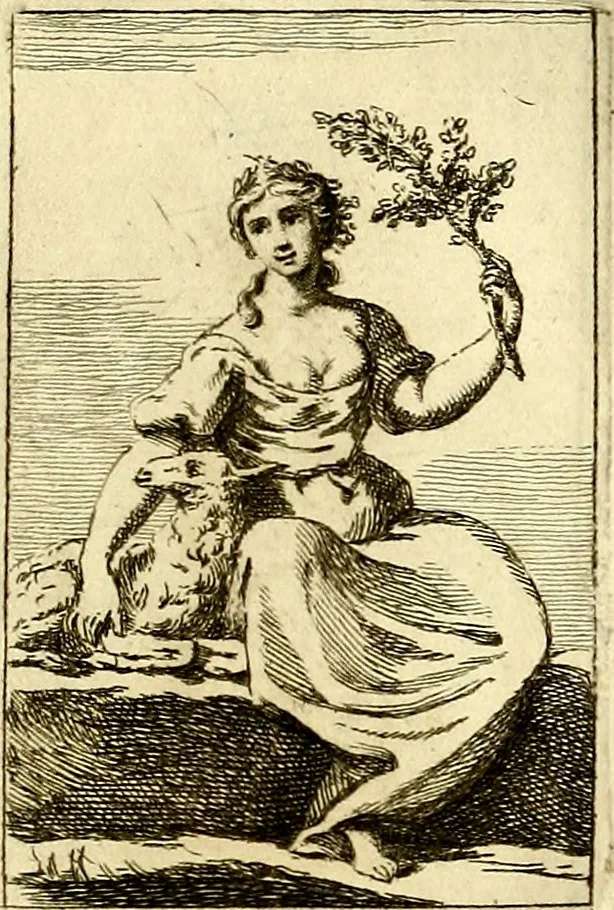 An illustration from Iconologie tirée de divers auteurs : ouvrage utile aux gens de lettres, aux poëtes, aux artistes, & généralement à tous les amateurs des beaux arts, 1759, leaf 188