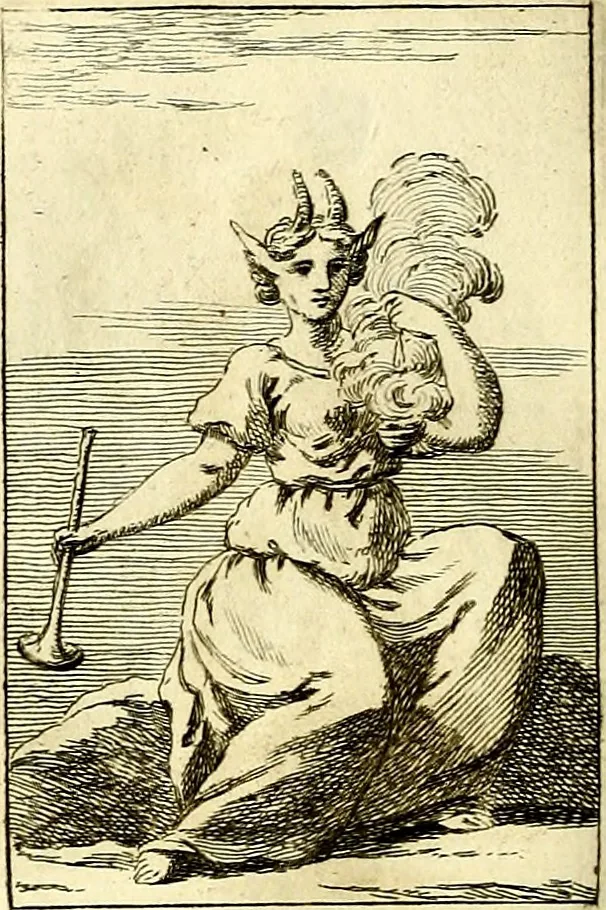 An illustration from Iconologie tirée de divers auteurs : ouvrage utile aux gens de lettres, aux poëtes, aux artistes, & généralement à tous les amateurs des beaux arts, 1759, leaf 189