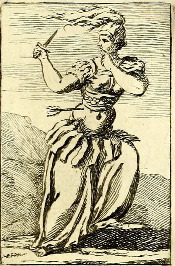 An illustration from Iconologie tirée de divers auteurs : ouvrage utile aux gens de lettres, aux poëtes, aux artistes, & généralement à tous les amateurs des beaux arts, 1759, leaf 192