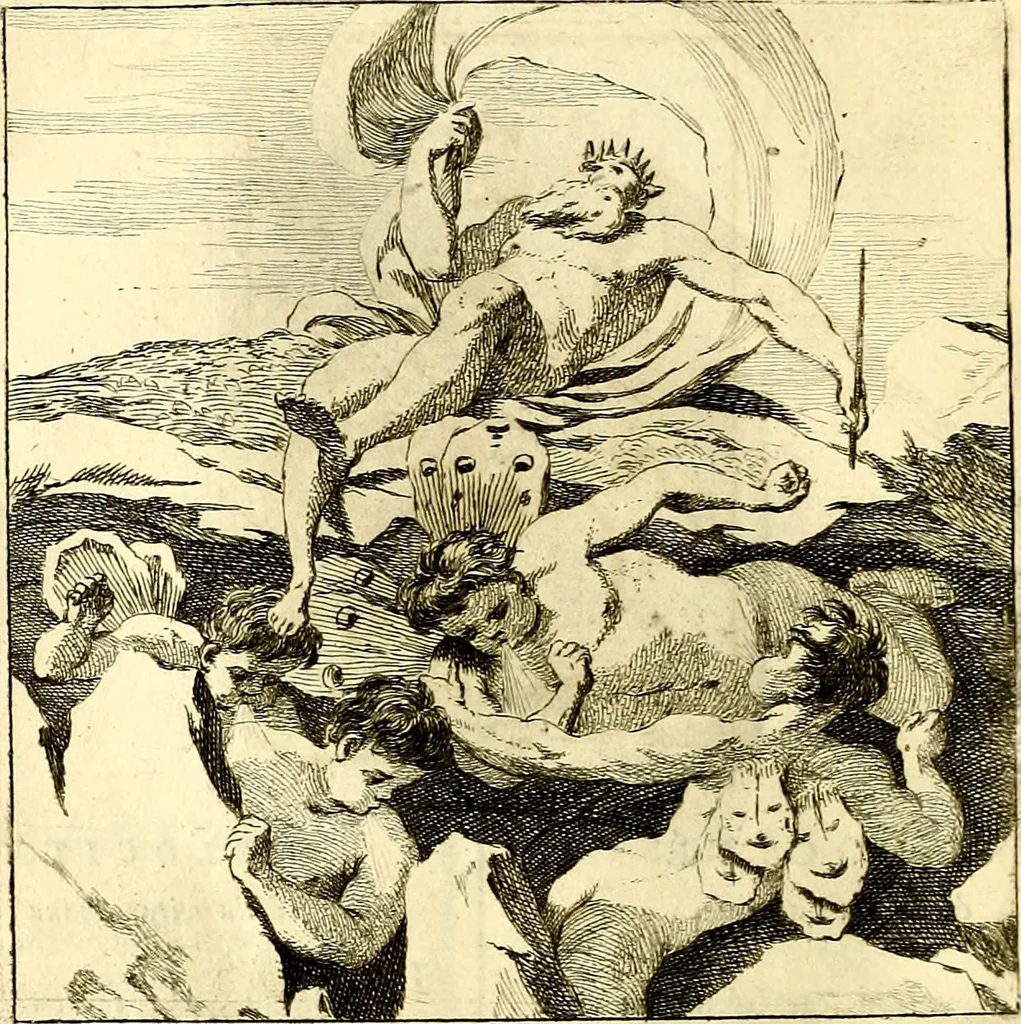 An illustration from Iconologie tirée de divers auteurs : ouvrage utile aux gens de lettres, aux poëtes, aux artistes, & généralement à tous les amateurs des beaux arts, 1759, leaf 195
