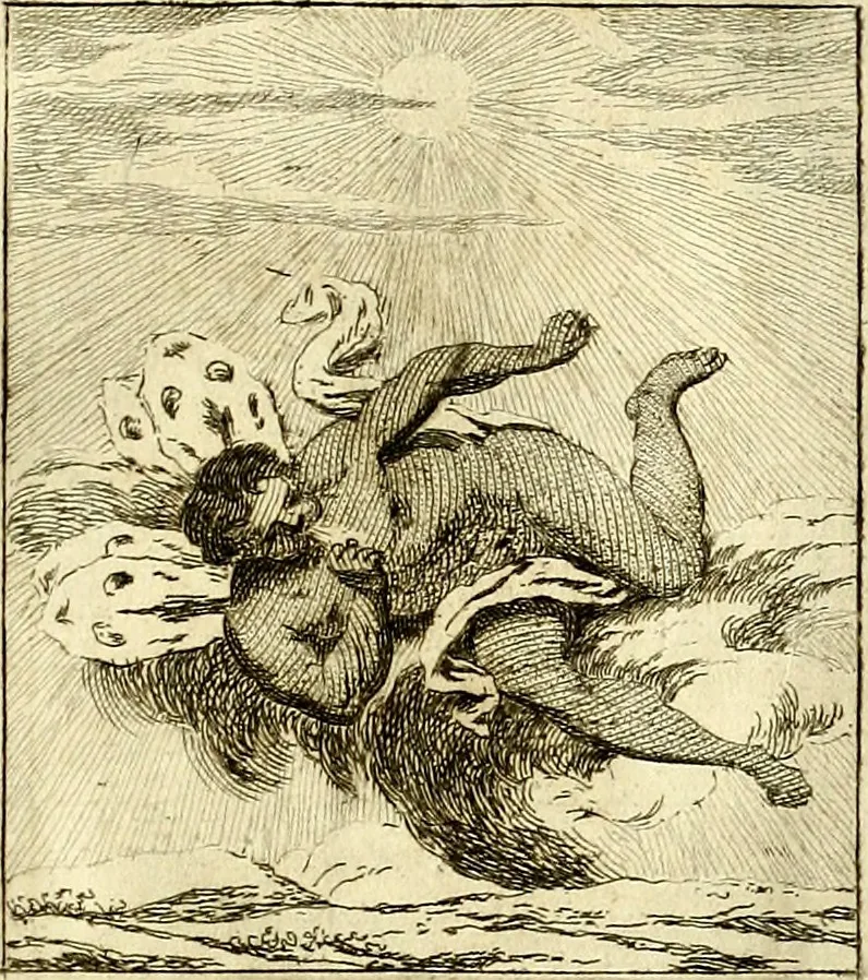 An illustration from Iconologie tirée de divers auteurs : ouvrage utile aux gens de lettres, aux poëtes, aux artistes, & généralement à tous les amateurs des beaux arts, 1759, leaf 196