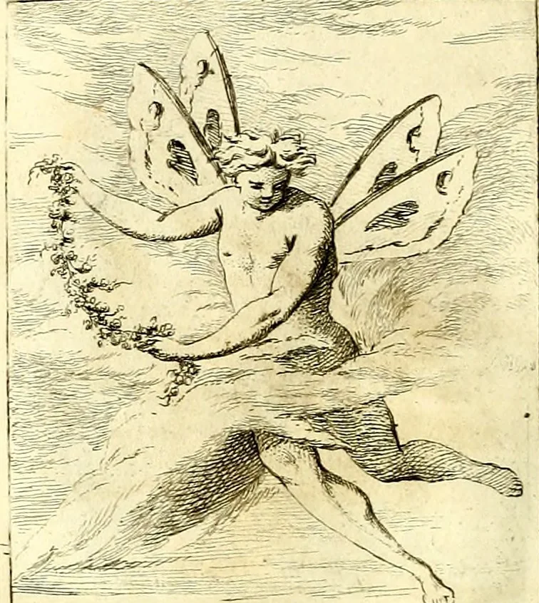 An illustration from Iconologie tirée de divers auteurs : ouvrage utile aux gens de lettres, aux poëtes, aux artistes, & généralement à tous les amateurs des beaux arts, 1759, leaf 197