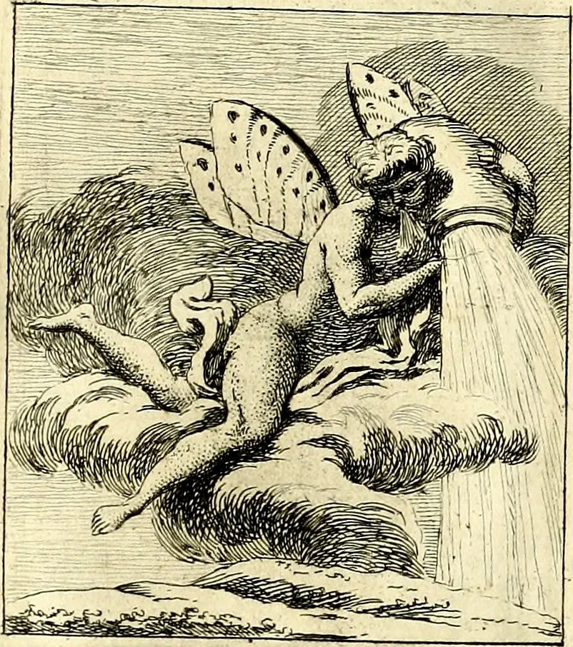An illustration from Iconologie tirée de divers auteurs : ouvrage utile aux gens de lettres, aux poëtes, aux artistes, & généralement à tous les amateurs des beaux arts, 1759, leaf 198