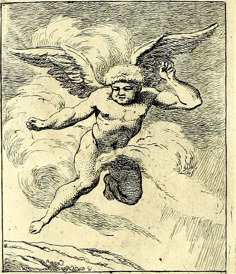 An illustration from Iconologie tirée de divers auteurs : ouvrage utile aux gens de lettres, aux poëtes, aux artistes, & généralement à tous les amateurs des beaux arts, 1759, leaf 199