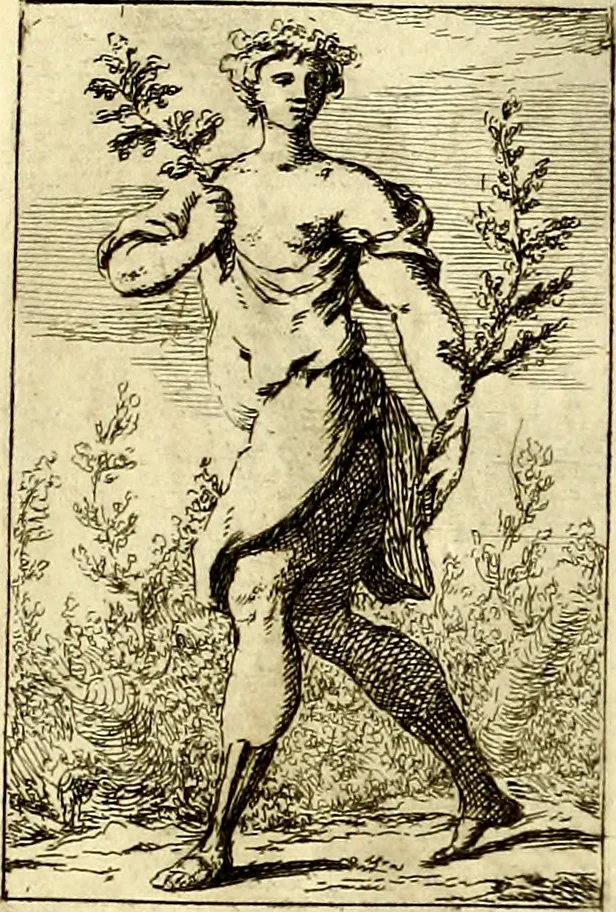 An illustration from Iconologie tirée de divers auteurs : ouvrage utile aux gens de lettres, aux poëtes, aux artistes, & généralement à tous les amateurs des beaux arts, 1759, leaf 20