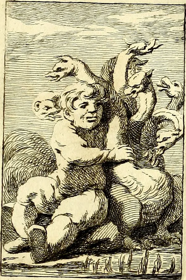An illustration from Iconologie tirée de divers auteurs : ouvrage utile aux gens de lettres, aux poëtes, aux artistes, & généralement à tous les amateurs des beaux arts, 1759, leaf 202